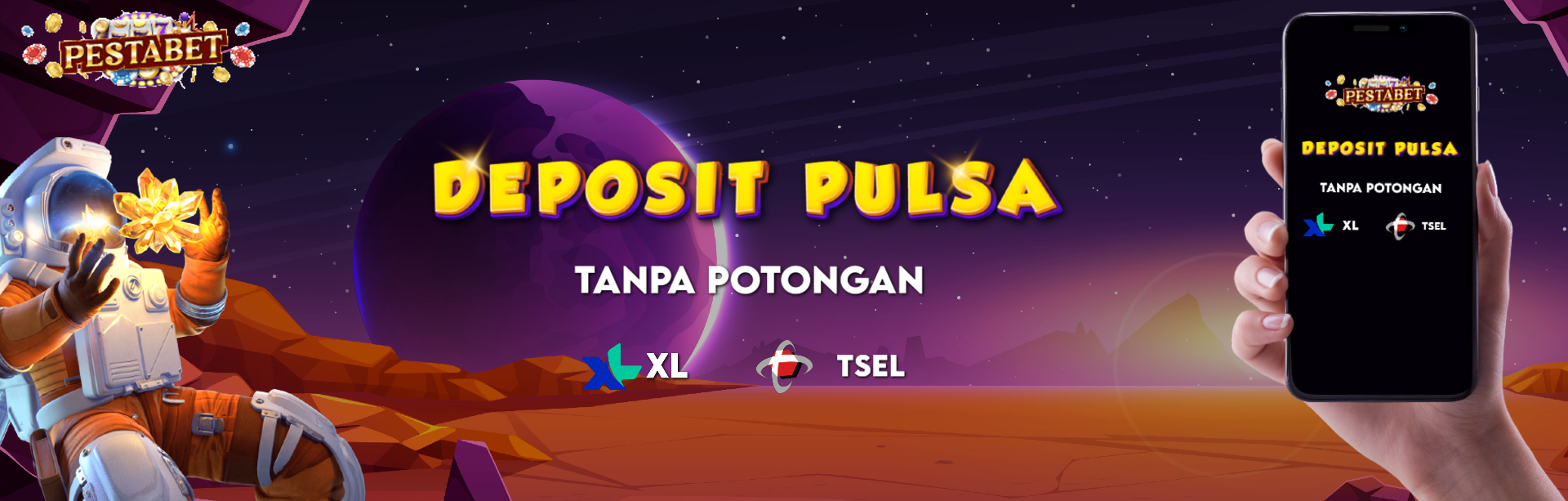 DEPOSIT PULSA TANPA POTONGAN