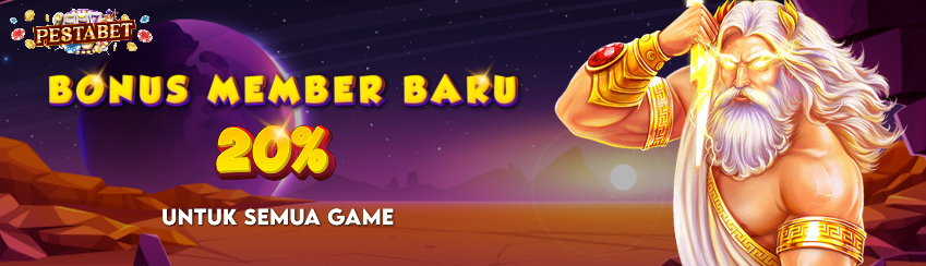 BONUS MEMBER BARU 20% 